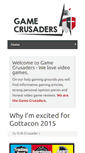 Mobile Screenshot of gamecrusaders.com