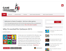 Tablet Screenshot of gamecrusaders.com
